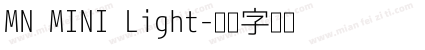 MN MINI Light字体转换